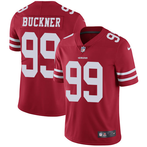 2019 men San Francisco 49ers 99 Buckner red Nike Vapor Untouchable Limited NFL Jersey